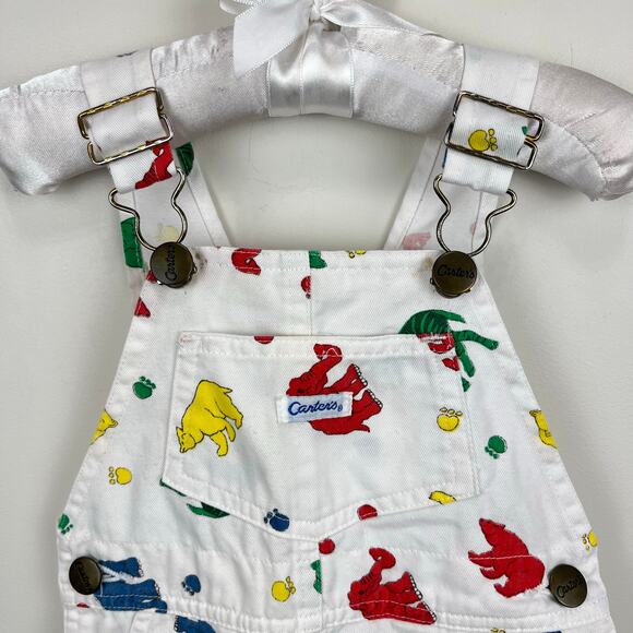 Vintage Carter's Zoo Animal Shortalls 18 Months - Picture 2 of 9